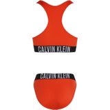 CK JEANS - Brassière - Bikini - Rood - Materiaal - Voor Meisjes
