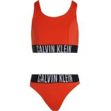 CK JEANS - Brassière - Bikini - Rood - Materiaal - Voor Meisjes