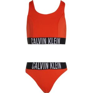 CK JEANS - Brassière - Bikini - Rood - Materiaal - Voor Meisjes