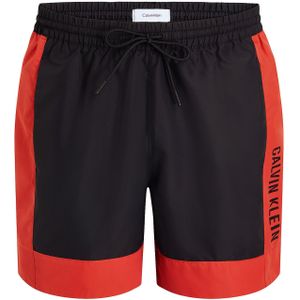 Calvin Klein - Medium Drawstring Zwembroek - Blauw - Sneldrogend Materiaal