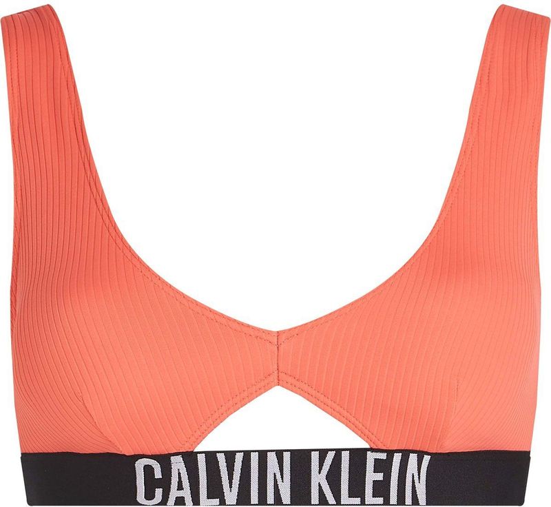 Calvin Klein - Bikinitop - Dazzling Coral - 81% Nylon, 19% Elastaan