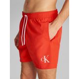 Calvin Klein - Medium Drawstring - Zwemshort - Rood - Polyester
