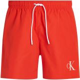 Calvin Klein - Medium Drawstring - Zwemshort - Rood - Polyester