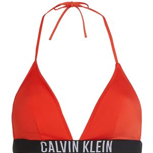 Calvin Klein - Triangle RP - Bikini Top - Rood - Polyester