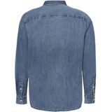 Calvin Klein Jeans - Long Sleeve Button-Up - Overhemd - Blauw - 100% Katoen