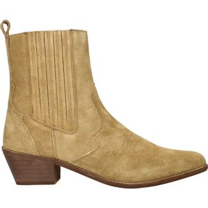 Nelson Tartor - Cowboylaars - Zwart - Suède - Leren Voetbed