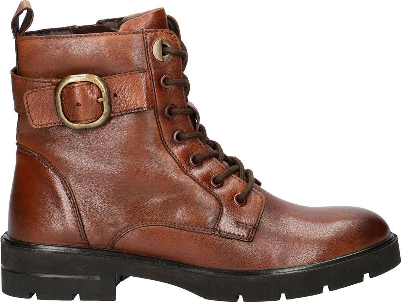 Nelson - Veterboots - Leer - Met Rits - Dames