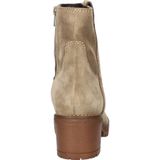 Nelson - Enkellaarsje - Suède - Zwart - Blokhak