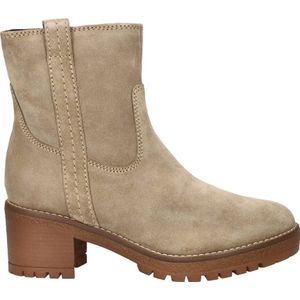 Nelson - Enkellaarsje - Suède - Zwart - Blokhak