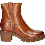 Nelson - Dames Boot - Cognac - Leer - Gevoerd met Teddystof