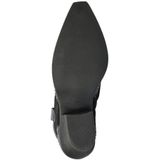 Nelson - Cowboylaars - Imitatieleer - Zwart - Decoratieve Overlays