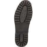 Nelson - Veterboots - Zwart - Gewaxt Leer, Gevoerd met Fake-Fur, Rubberen Profielzool