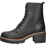 Nelson - Veterboots - Bruin - Licht Gewaxt Leer - Fake-Fur Voering