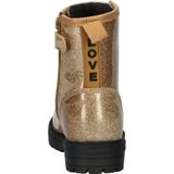 Nelson - Meisjes Veterboot - Zwart - Lak-Look - Glitters
