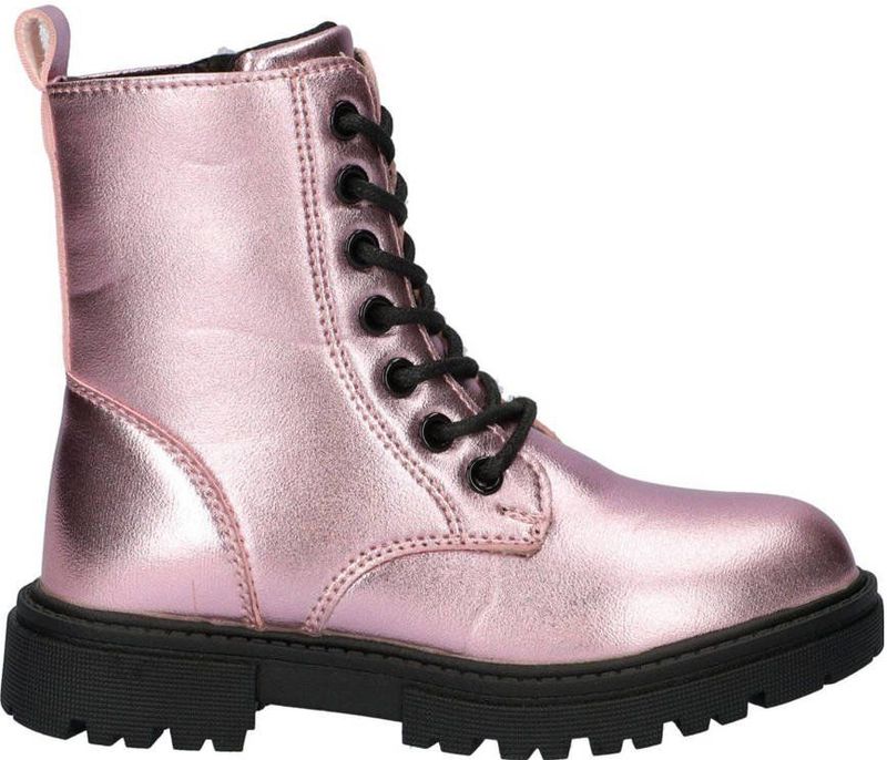 Nelson - Veterboots - Metallic - Imitatieleer - Meisjes