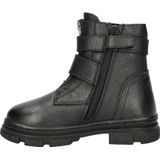 Nelson - Bikerboots - Zwart - Leer - Gespen en Rits