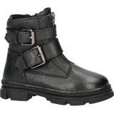 Nelson - Bikerboots - Zwart - Leer - Gespen en Rits