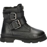Nelson - Bikerboots - Zwart - Leer - Gespen en Rits