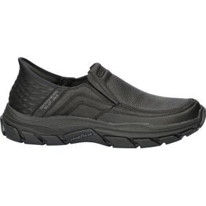Skechers - Hands Free Slip-Ins Respected - Leren Instappers - Zwart