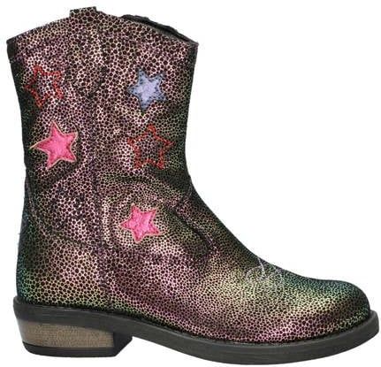 Nelson Kids suède cowboylaarzen roze multi