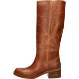 Nelson - Hoge Laarzen - Zwart - Ruw Gevet Leer - Rubber Zool - Lage Hak 5 cm