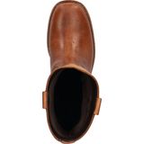 Nelson - Dames Hoge Laars - Rustiek Leer - Blokhak 5 cm