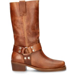 Nelson - Cowboylaars - Zwart - Leer