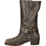 Nelson - Bikerboots - Zwart - Dames - Cowboylaars met Gaucho-details