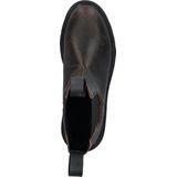 Nelson - Dames Chelsea Boots - Rustiek Leer - Profielzool - Aantreklussen