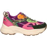 Nelson - Sneaker - Multicolor - Imitatieleer/Textiel/Ponyhaar