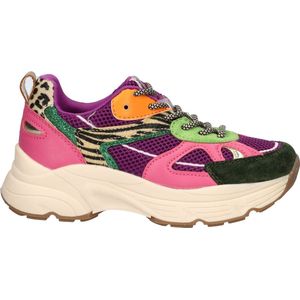 Nelson - Sneaker - Multicolor - Imitatieleer/Textiel/Ponyhaar