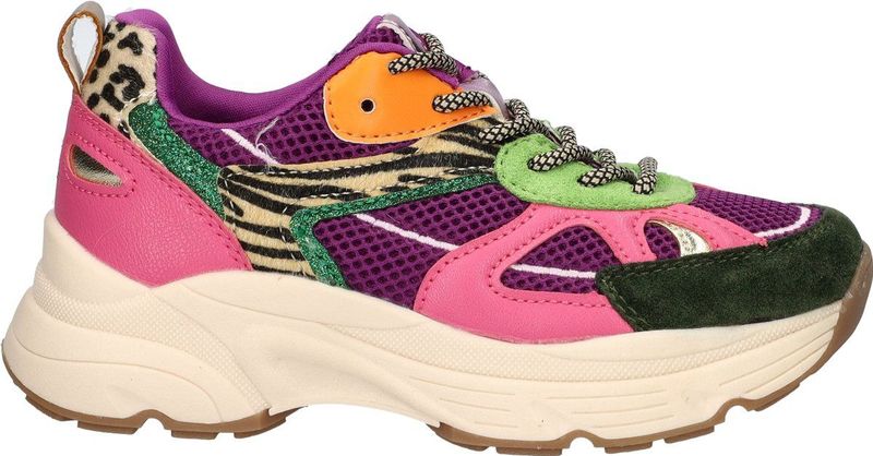 Nelson - Sneaker - Multicolor - Imitatieleer/Textiel/Ponyhaar