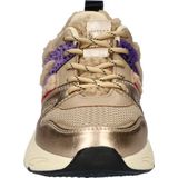 Nelson - Dames Sneakers - Furry - Imitatieleer - Teddy-Stof - Chunky Loopzool