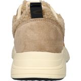 Nelson - Dames Sneakers - Furry - Imitatieleer - Teddy-Stof - Chunky Loopzool