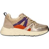 Nelson - Dames Sneakers - Furry - Imitatieleer - Teddy-Stof - Chunky Loopzool