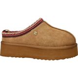 Nelson - Gevoerde Boots - Suède - Pantoffels - Plateauzool 5 cm - Imitatiewol