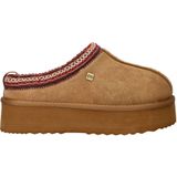 Nelson - Gevoerde Boots - Suède - Pantoffels - Plateauzool 5 cm - Imitatiewol