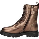Nelson - Veterboots - Metallic - Leer - Rubberen Zool