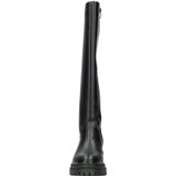 Dolcis - Hoge Laarzen - Zwart - Imitatieleer - Chunky Loopzool