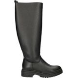 Dolcis - Hoge Laarzen - Zwart - Imitatieleer - Chunky Loopzool