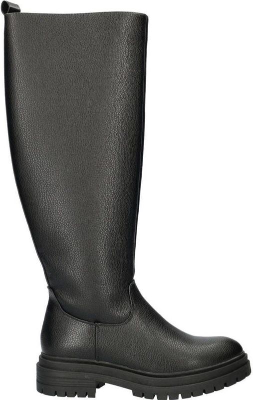 Dolcis - Hoge Laarzen - Zwart - Imitatieleer - Chunky Loopzool