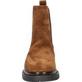 Nelson - Dames Chelseaboot - Suède - Zwart - Rubberen Zool