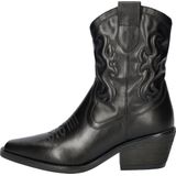 Nelson - Dames Cowboylaars - Leer - Zwart - Western-Stijl