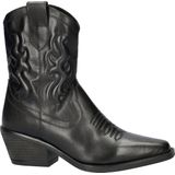Nelson - Dames Cowboylaars - Leer - Zwart - Western-Stijl