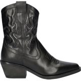 Nelson - Dames Cowboylaars - Leer - Zwart - Western-Stijl