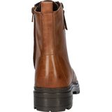 Nelson - Veterboots - Zwart - Leer - Gevoerd met Fleece