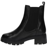 Nelson - Chelsea Boots - Zwart - Leer - Fleece Gevoerd