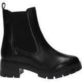 Nelson - Chelsea Boots - Zwart - Leer - Fleece Gevoerd