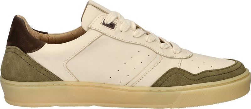 Nelson - Heren Sneakers - Leer - Zwart - Suède en Nubuck Details