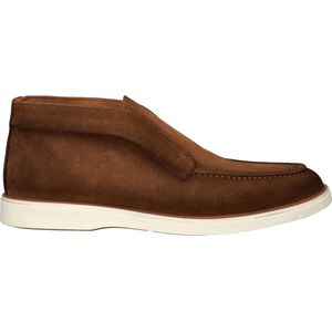 Nelson - Heren Instapschoen - Suède - Zwart - Leren Voetbed